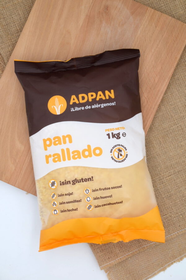 Pan rallado 1kg sin gluten