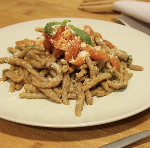 Pasta con harina de garbanzo sin gluten