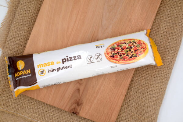 Masa de pizza sin gluten