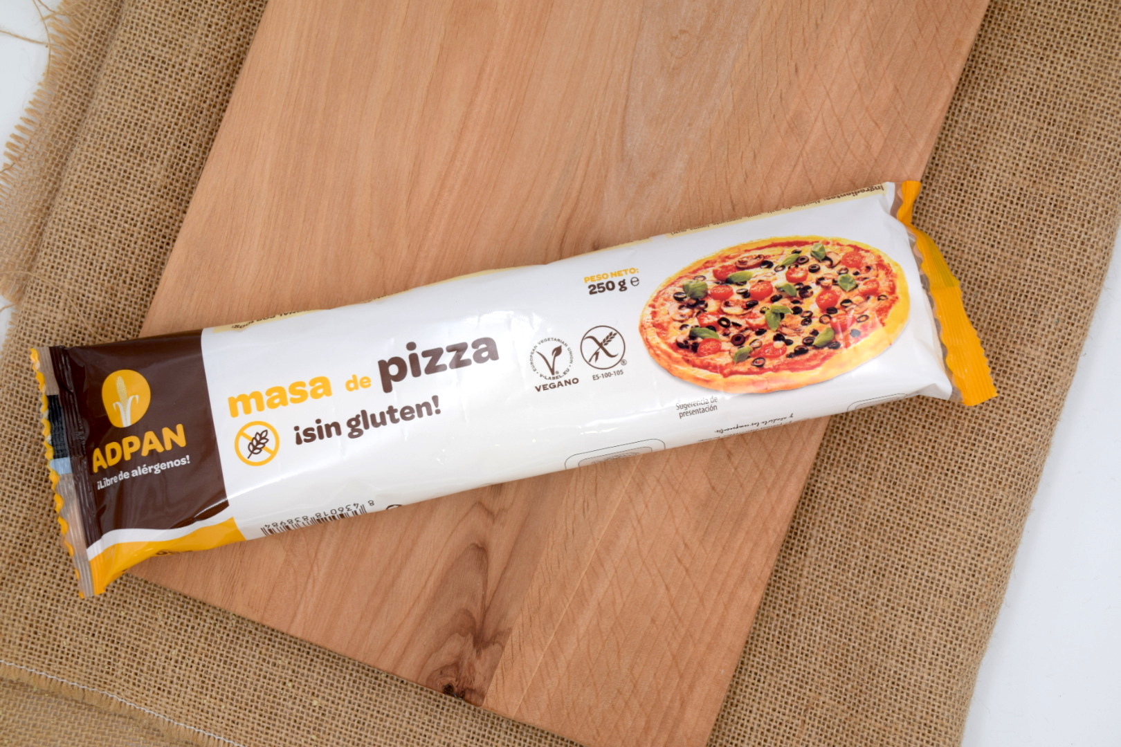 Masa de Pizza sin gluten 250g - ADPAN