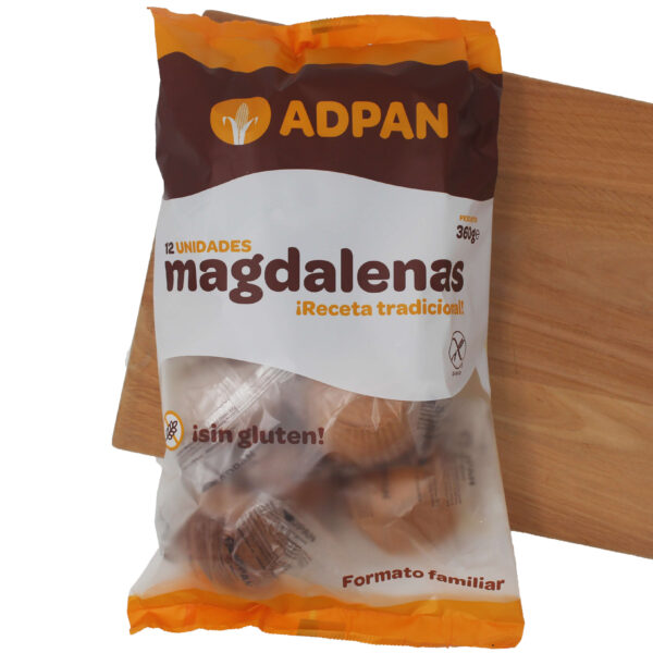 Magdalenas sin gluten