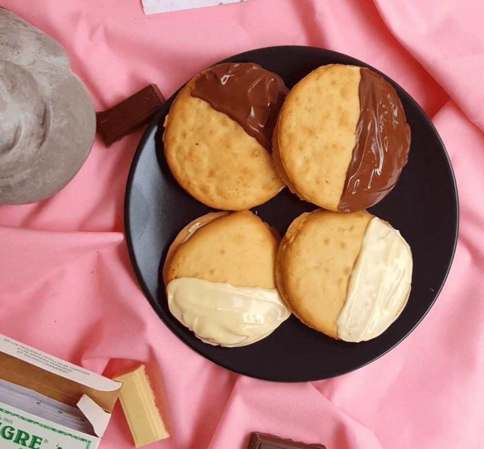conchas de chocolate