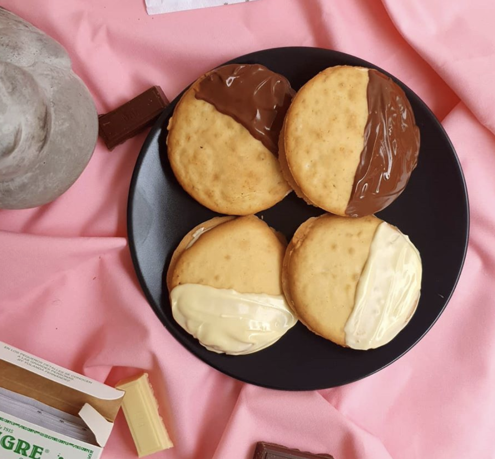 Conchas de chocolate