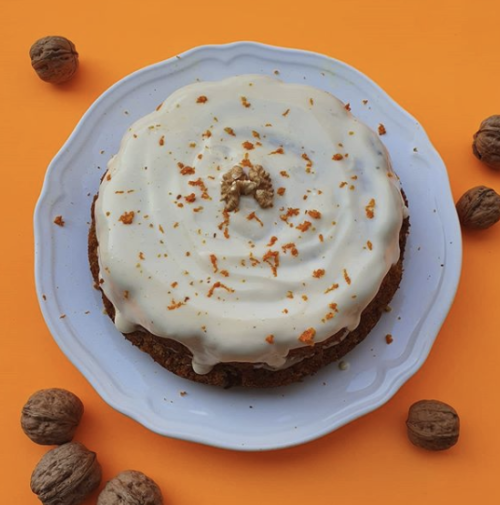 Carrot cake sin gluten