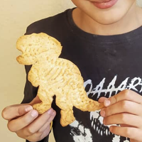 Galletas de dinosaurio