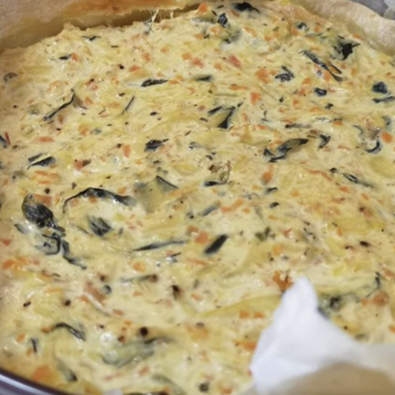 Quiché de verduras