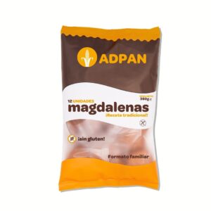 Magdalenas tradicionales Formato Familiar 12 unidades sin gluten