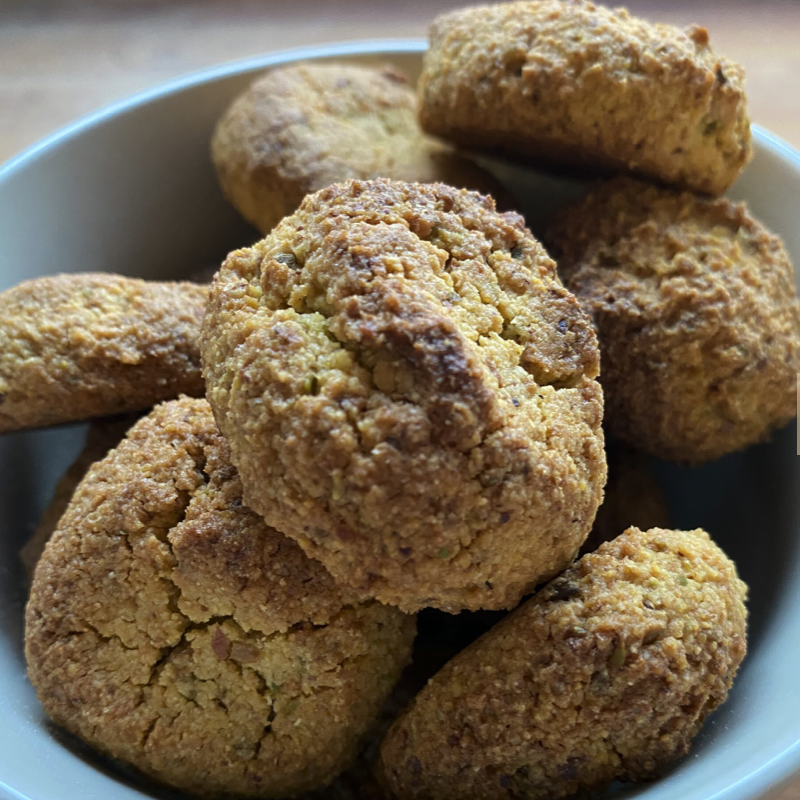 Galletas con pistachos