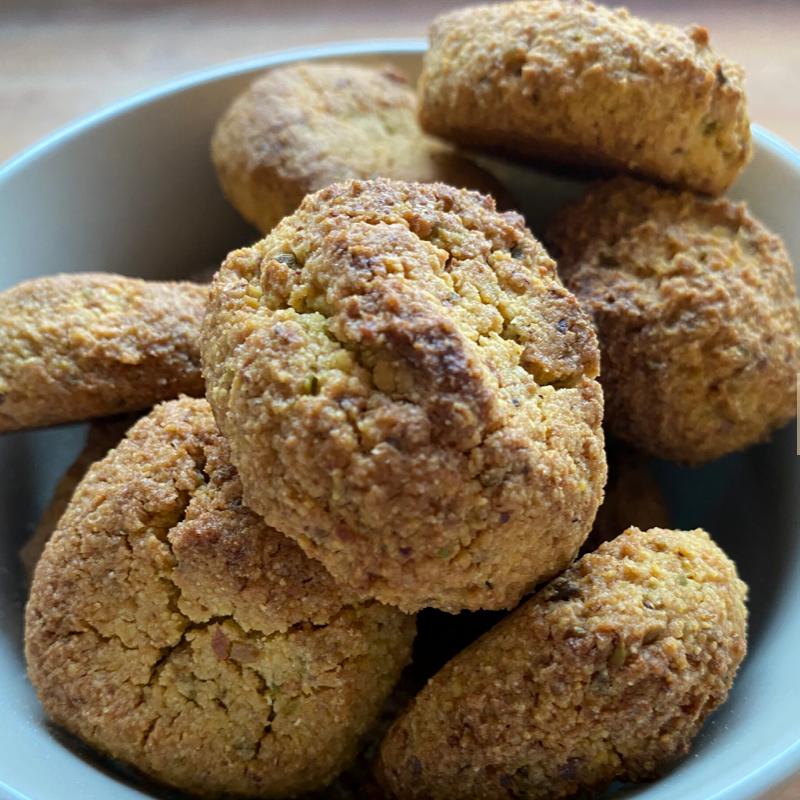 Galletas con pistacho