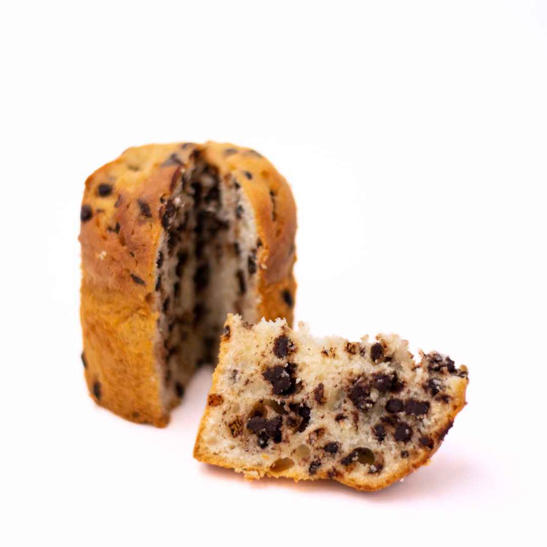 Panettones con pepitas de chocolate sin gluten partido Panettones con pepitas de chocolate sin gluten partido
