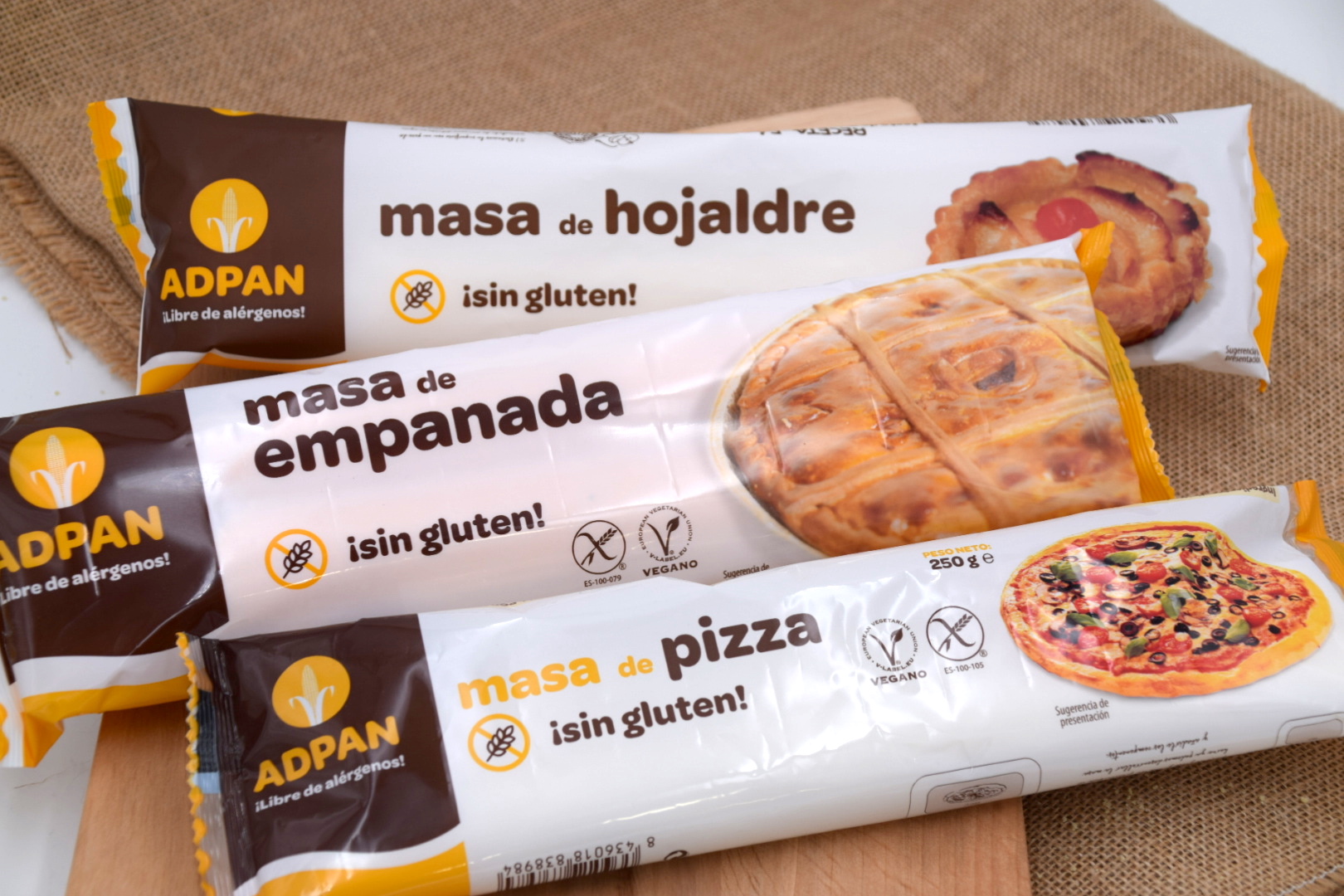 Masa de Empanada sin gluten 500g - ADPAN