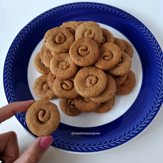 Galletas con crema de cacahuete