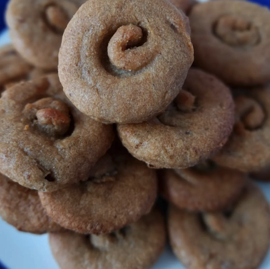 Galletas con crema de cacahuete