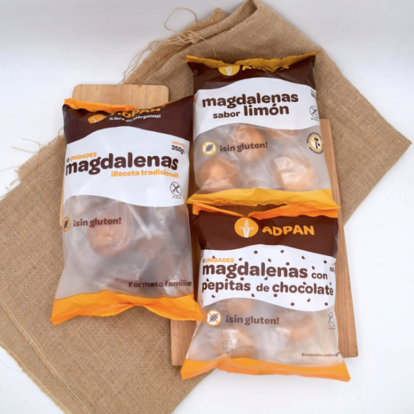 Pack magdalenas sin gluten