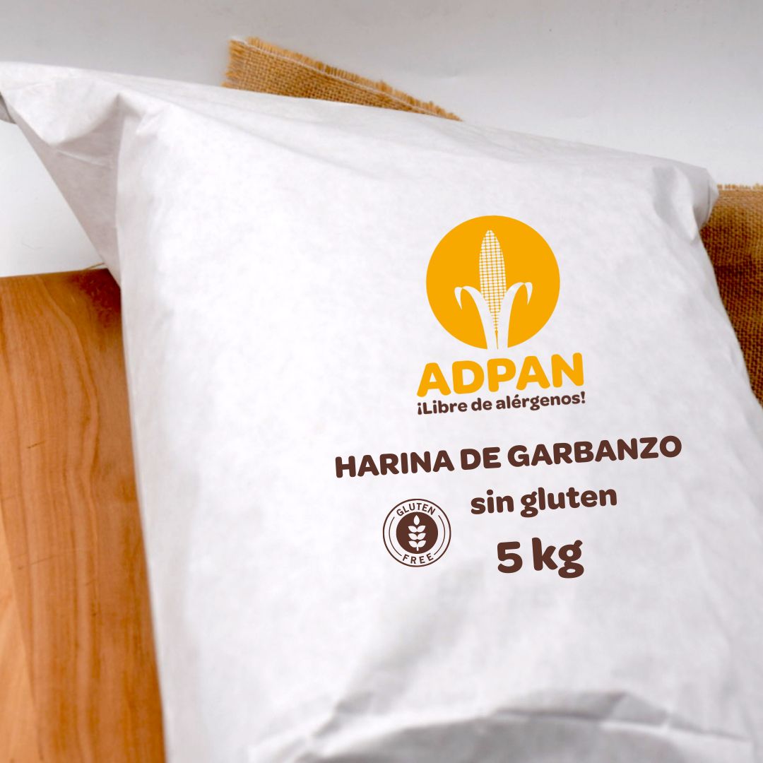 Harina de garbanzo Adpan 1kg – Sin trazas de leche