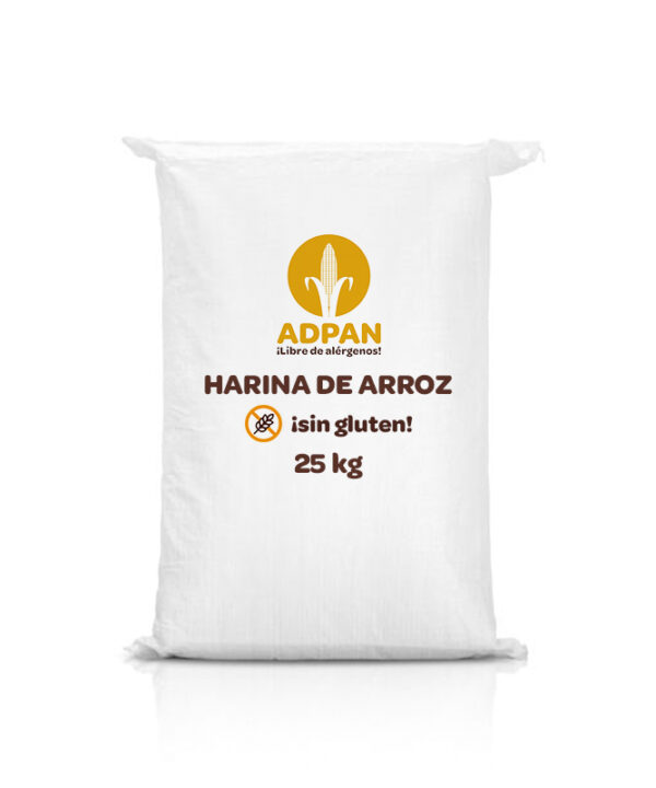 Harina de arroz sin gluten 25kg