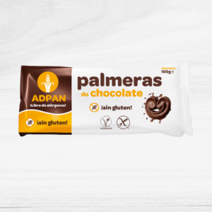 Palmeras de chocolate sin gluten 100g
