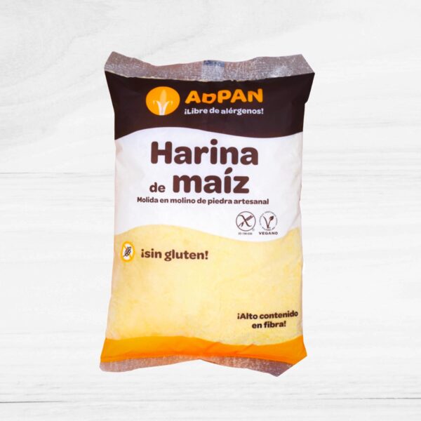 Harina de maiz sin gluten
